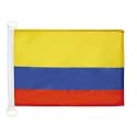AZ FLAG Colombia Boat Flag 12x18 in Mesh Polyester Plastic Rings