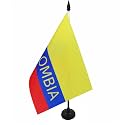 AZ FLAG Colombia Table Flag 6x8 in 100D Polyester Plastic Base