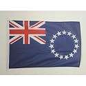 AZ FLAG Cook Islands Boat Flag 12x18 in Mesh Polyester Plastic Rings
