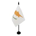AZ FLAG Cyprus Table Flag 4x6 in 100D Polyester Plastic Base