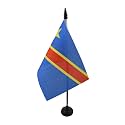AZ FLAG Democratic Republic of the Congo Table Flag 4x6 in Plastic Base