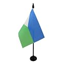 AZ FLAG Djibouti Table Flag 4x6 in 100D Polyester Plastic Base