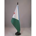 AZ FLAG Djibouti Table Flag 6x8 in 100D Polyester Plastic Base