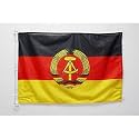 AZ FLAG East Germany Boat Flag 12x18 in Mesh Polyester Plastic Rings