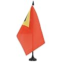 AZ FLAG East Timor Table Flag 6x8 in 100D Polyester Plastic Base