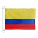 AZ FLAG Ecuador Civil Ensign Boat Flag 12x18 in Plastic Rings