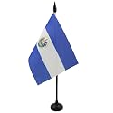 AZ FLAG El Salvador Table Flag 4x6 in 100D Polyester Plastic Base