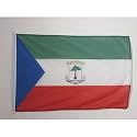 AZ FLAG Equatorial Guinea Boat Flag 12x18 in Mesh Polyester Plastic Rings