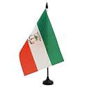 AZ FLAG Equatorial Guinea Table Flag 6x8 in 100D Polyester Plastic Base