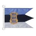 AZ FLAG Estonia Naval Ensign Boat Flag 12x18 in Plastic Rings