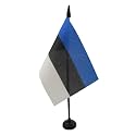 AZ FLAG Estonia Table Flag 4x6 in 100D Polyester Plastic Base