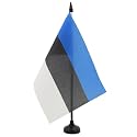AZ FLAG Estonia Table Flag 6x8 in 100D Polyester Plastic Base