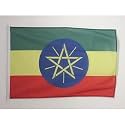 AZ FLAG Ethiopia Boat Flag 12x18 in Mesh Polyester Plastic Rings