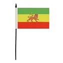 AZ FLAG Ethiopia with lion Table Flag 4x6 in 100D Polyester Plastic Base