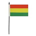 AZ FLAG Ethiopia without arms Table Flag 4x6 in 100D Polyester Plastic Base
