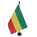 AZ FLAG Ethiopia without arms Table Flag 6x8 in 100D Polyester Plastic Base