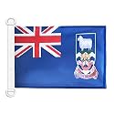 AZ FLAG Falkland Islands Boat Flag 12x18 in Mesh Polyester Plastic Rings