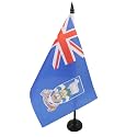 AZ FLAG Falkland Islands Table Flag 6x8 in 100D Polyester Plastic Base