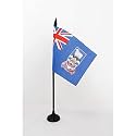 AZ FLAG Falkland Islands Table Flag 4x6 in 100D Polyester Plastic Base