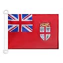 AZ FLAG Fiji Civil Ensign Boat Flag 12x18 in Mesh Polyester Plastic Rings