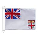 AZ FLAG Fiji Naval Ensign Boat Flag 12x18 in Mesh Polyester Plastic Rings