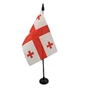 AZ FLAG Georgia Table Flag 4x6 in 100D Polyester Plastic Base