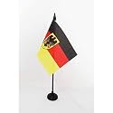 AZ FLAG Germany with eagle Table Flag 4x6 in 100D Polyester Plastic Base