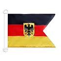 AZ FLAG Germany Naval Ensign Boat Flag 12x18 in Plastic Rings