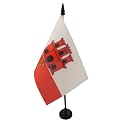 AZ FLAG Gibraltar Table Flag 4x6 in 100D Polyester Plastic Base