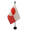 AZ FLAG Greenland Table Flag 4x6 in 100D Polyester Plastic Base