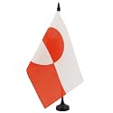 AZ FLAG Greenland Table Flag 6x8 in 100D Polyester Plastic Base