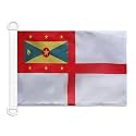 AZ FLAG Grenada Naval Ensign Boat Flag 12x18 in Plastic Rings