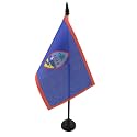 AZ FLAG Guam Table Flag 4x6 in 100D Polyester Plastic Base
