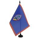 AZ FLAG Guam Table Flag 6x8 in 100D Polyester Plastic Base