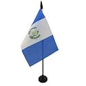 AZ FLAG Guatemala Table Flag 4x6 in 100D Polyester Plastic Base