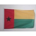 AZ FLAG Guinea-Bissau Boat Flag 12x18 in Mesh Polyester Plastic Rings