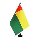AZ FLAG Guinea-Bissau Table Flag 6x8 in 100D Polyester Plastic Base