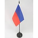 AZ FLAG Haiti Civil Table Flag 4x6 in 100D Polyester Plastic Base