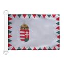 AZ FLAG Hungary Naval Ensign Boat Flag 12x18 in Plastic Rings