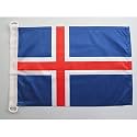 AZ FLAG Iceland Boat Flag 12x18 in Mesh Polyester Plastic Rings