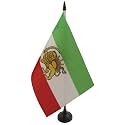 AZ FLAG Iran Old Persia Table Flag 6x8 in 100D Polyester Plastic Base