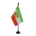 AZ FLAG Iran Old Table Flag 4x6 in 100D Polyester Plastic Base