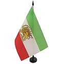 AZ FLAG Iran Old Table Flag 6x8 in 100D Polyester Plastic Base