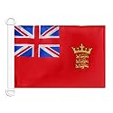 AZ FLAG Jersey Civil Ensign Boat Flag 12x18 in Mesh Polyester Plastic Rings