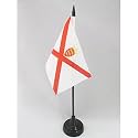 AZ FLAG Jersey Table Flag 4x6 in 100D Polyester Plastic Base