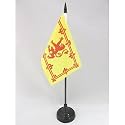 AZ FLAG Kingdom of Scotland Table Flag 4x6 in 100D Polyester Plastic Base