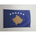 AZ FLAG Kosovo Boat Flag 12x18 in Mesh Polyester Plastic Rings