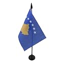 AZ FLAG Kosovo Table Flag 4x6 in 100D Polyester Plastic Base