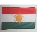 AZ FLAG Kurdistan Boat Flag 12x18 in Mesh Polyester Plastic Rings