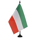 AZ FLAG Kuwait Table Flag 6x8 in 100D Polyester Plastic Base